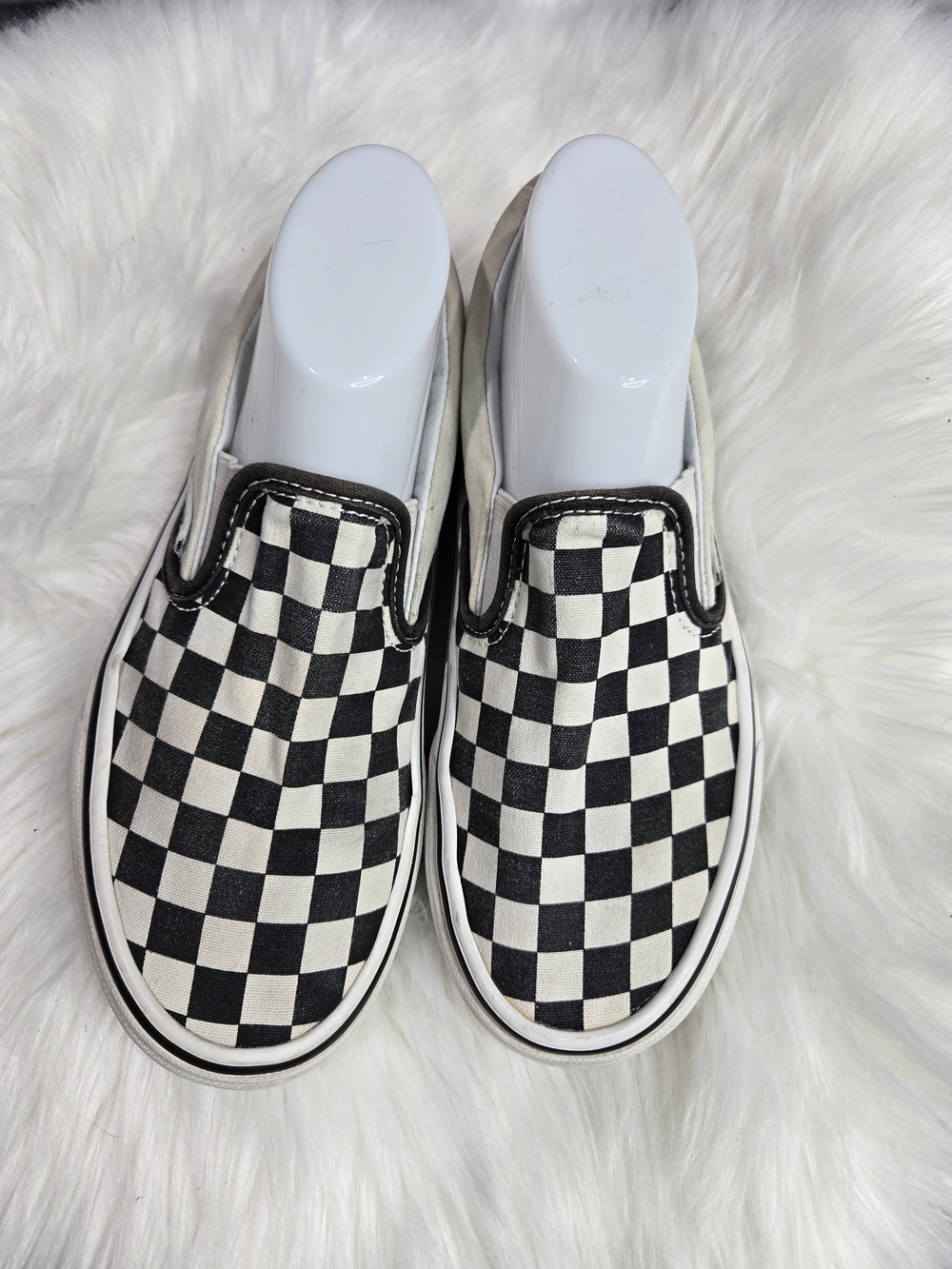 Vans Classic Slip-On in the iconic Black/White Checkerboard